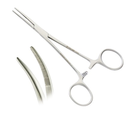Euro-Med Hemostatic Kelly Forceps