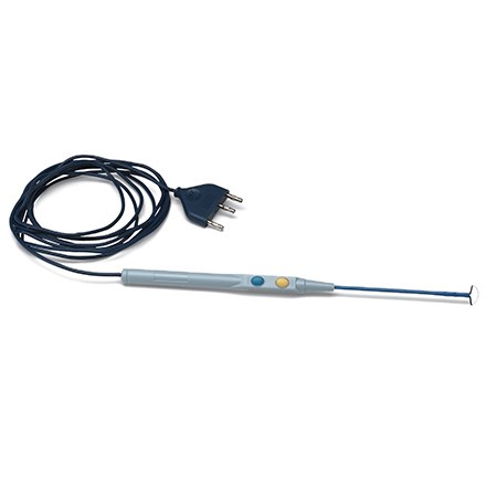 Side-view of Wallach Hand Switch-Operated Pencil with electrical cord wrapped up
