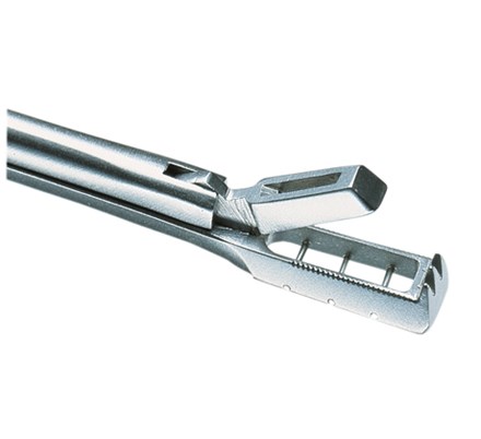 Close-up view of stainless steel Euro-Med Kevorkian Tip Biopsy Punch tool
