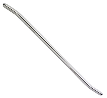 Close-up view of stainless steel Pratt Cervical Dilator