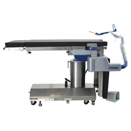 ALLY table-mounted Uterine Positioning System with uterine manipulator attached