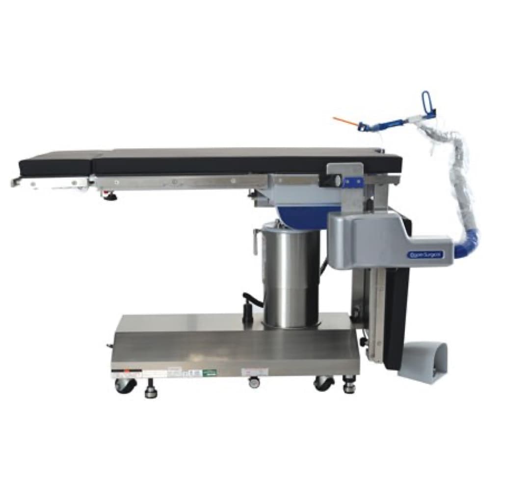 ALLY table-mounted Uterine Positioning System with uterine manipulator attached