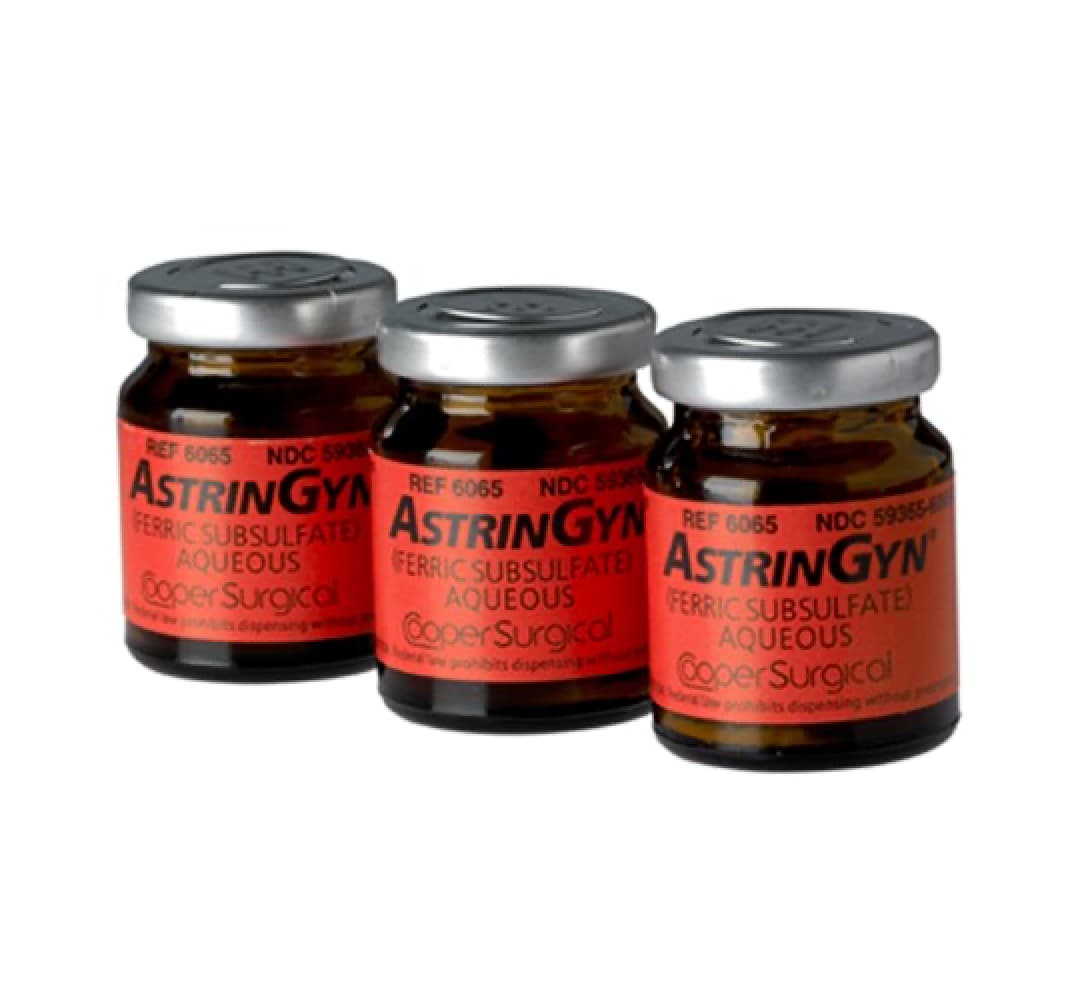 AstrinGyn brand Aqueous Ferric Subsulfate vials