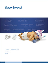 CooperSurgical Critical Care Products Catalog