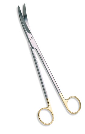 Z-Scissors Hysterectomy curved Scissors