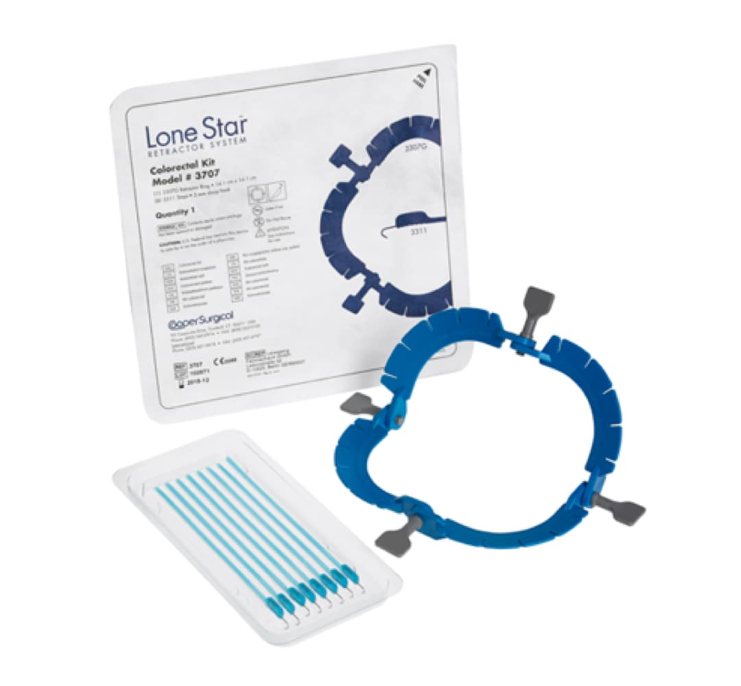 Lone Star Self-Retaining Retractors - Disposable, blue-colored